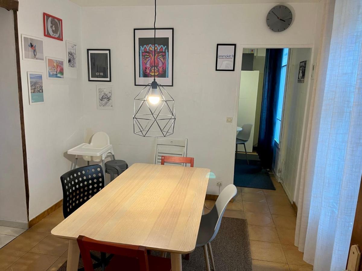 Aubervilliers Maison De Ville Pres Metro 7 By Immo Kit Bnb Extérieur photo